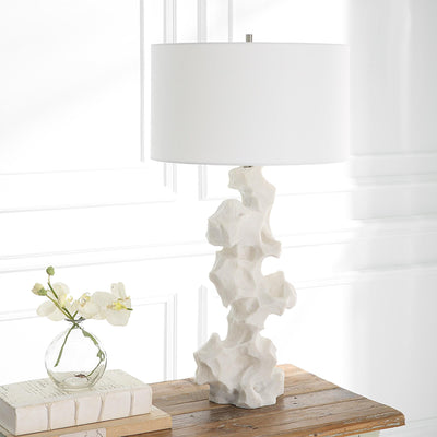 Uttermost LIghting Uttermost Remnant White Marble Table Lamp House of Isabella UK