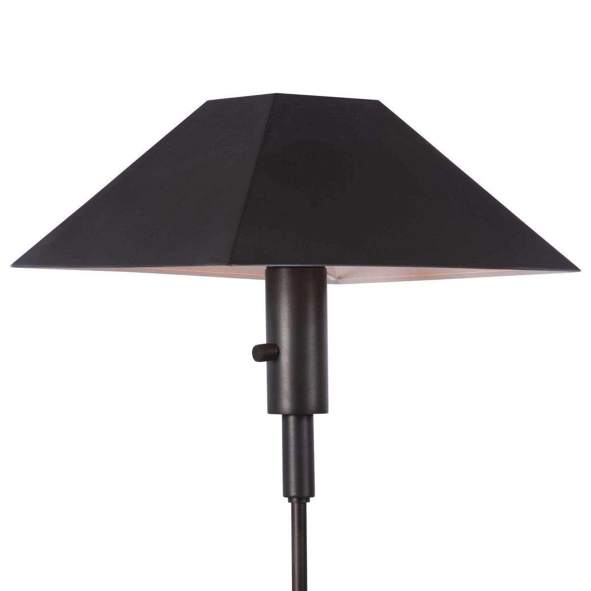 Telescope Buffet Lamp - Gray Travertine/bronze.