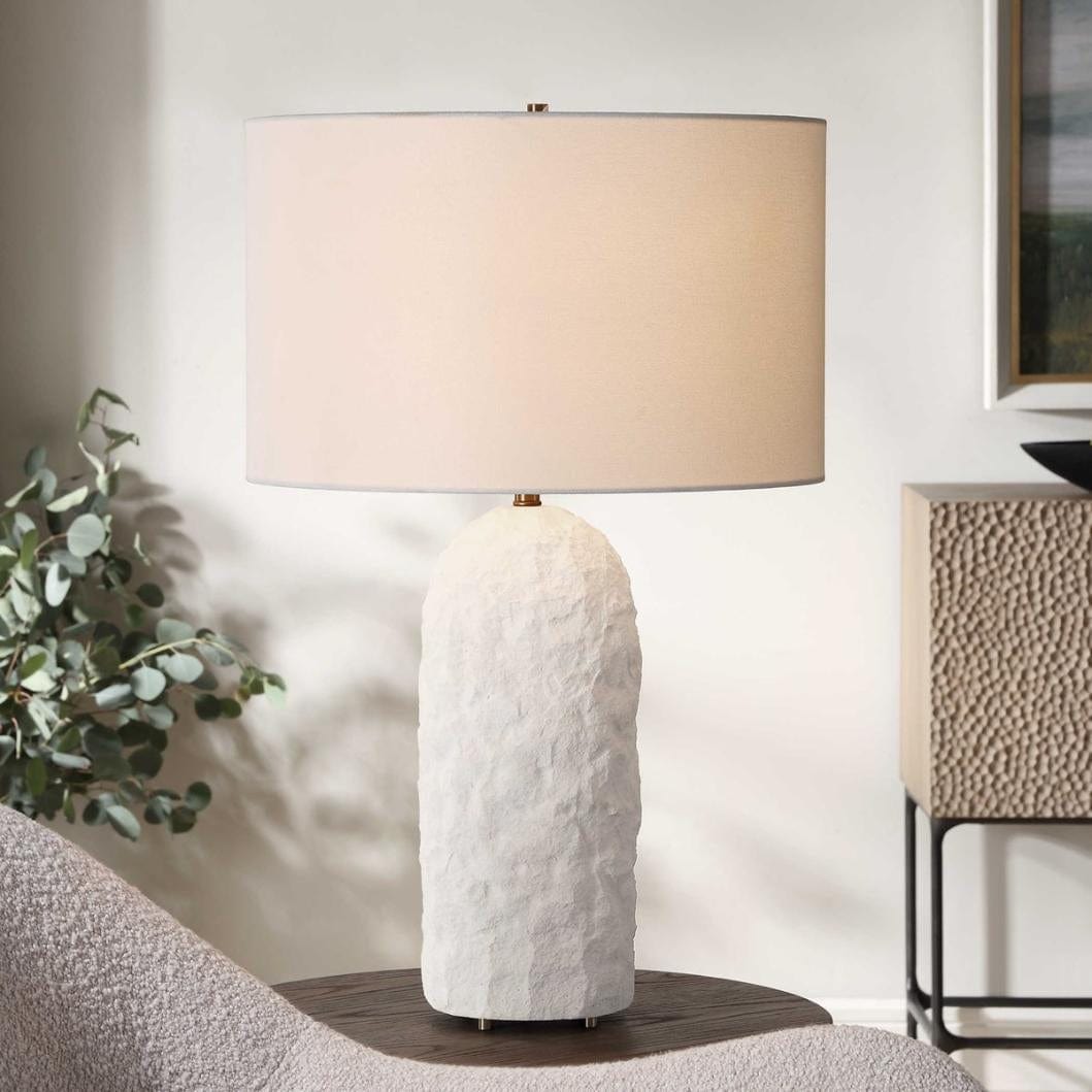 Uttermost Vieste White Table Lamp.