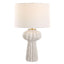Uttermost Wrenley Ridged White Table Lamp.