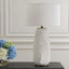 Uttermost Lighting Vida White Table Lamp House of Isabella UK