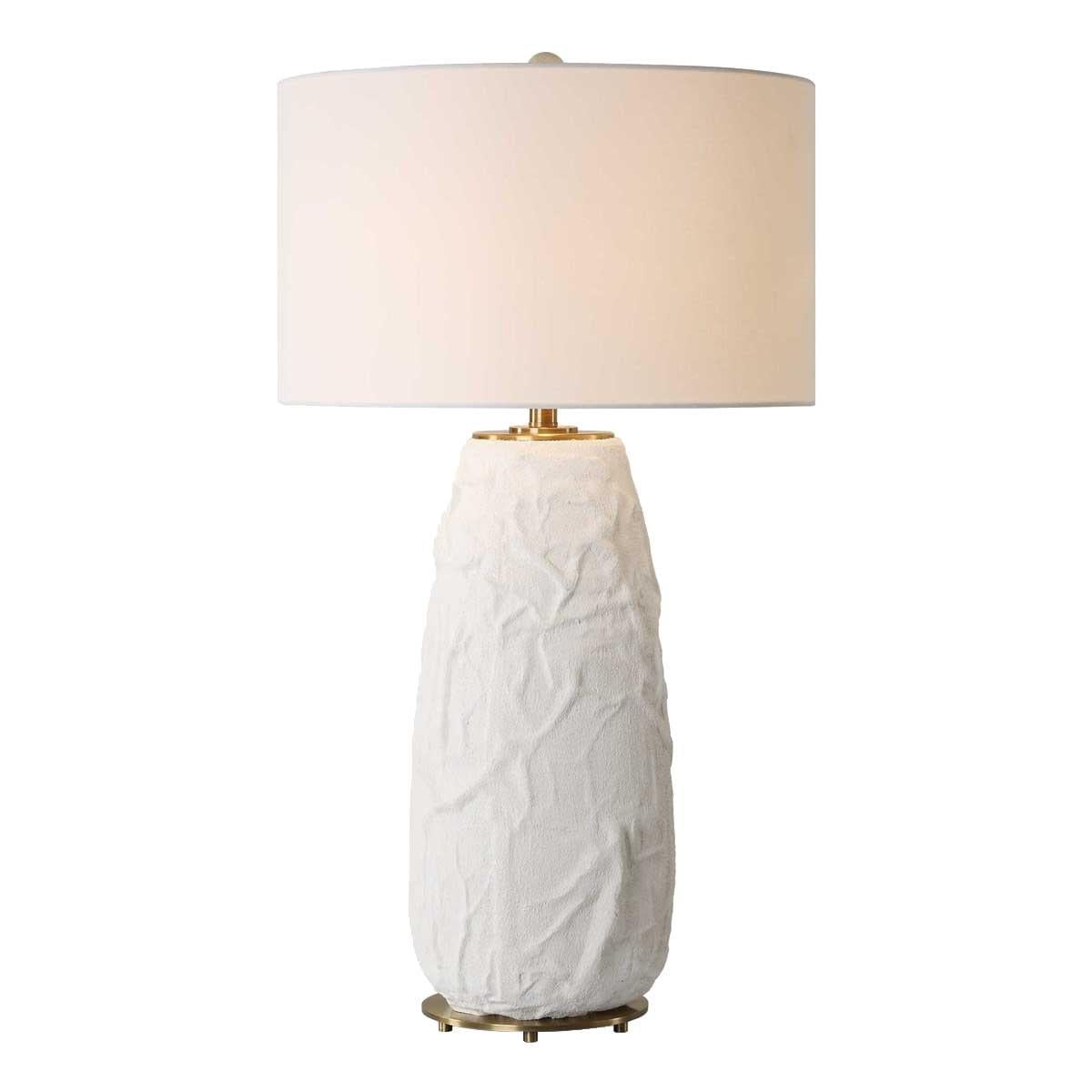 Uttermost Lighting Vida White Table Lamp House of Isabella UK