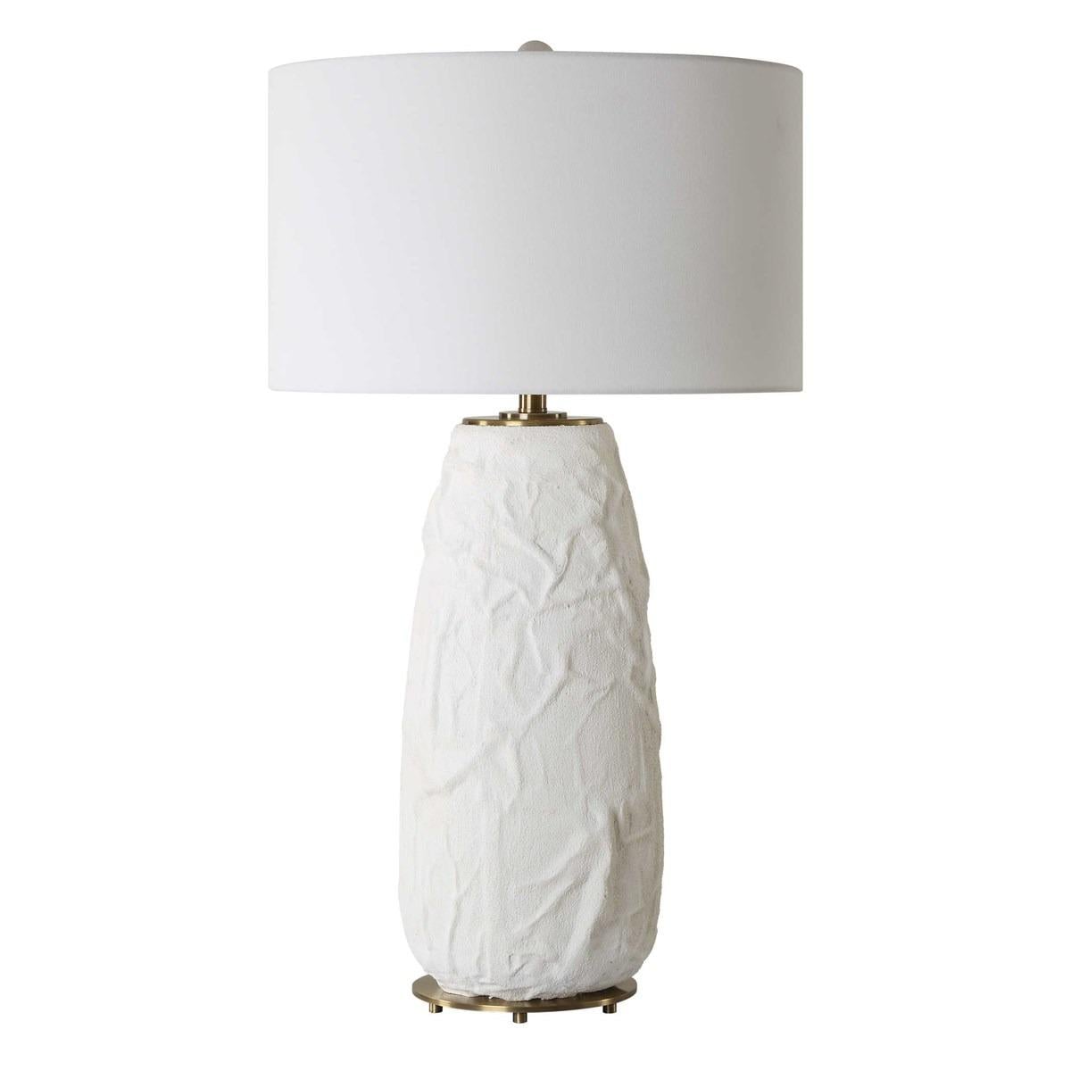Uttermost Lighting Vida White Table Lamp House of Isabella UK