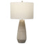 Uttermost Lighting Volterra Taupe-Gray Table Lamp House of Isabella UK