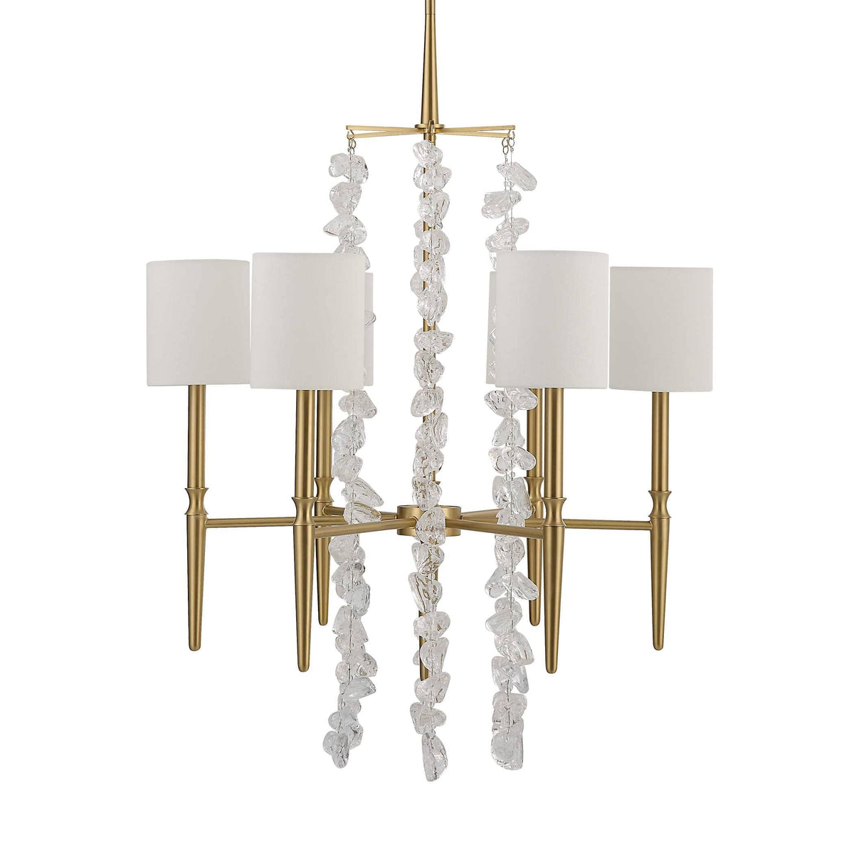 Uttermost Lighting Waterfall 6 Light Chandelier House of Isabella UK