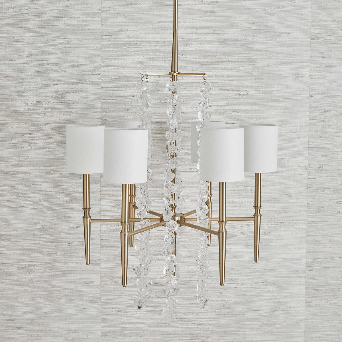 Uttermost Lighting Waterfall 6 Light Chandelier House of Isabella UK