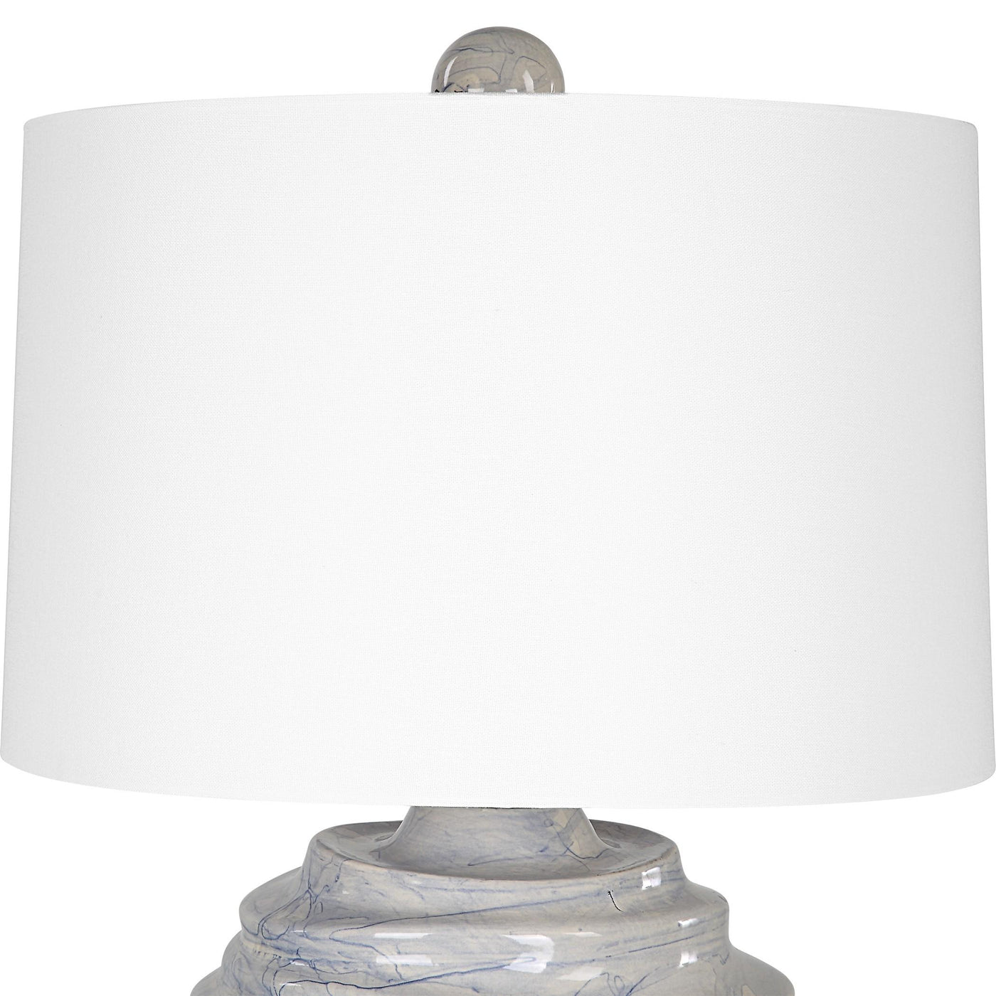 Uttermost Lighting Waves Blue & White Accent Lamp House of Isabella UK