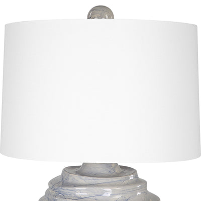 Uttermost Lighting Waves Blue & White Accent Lamp House of Isabella UK