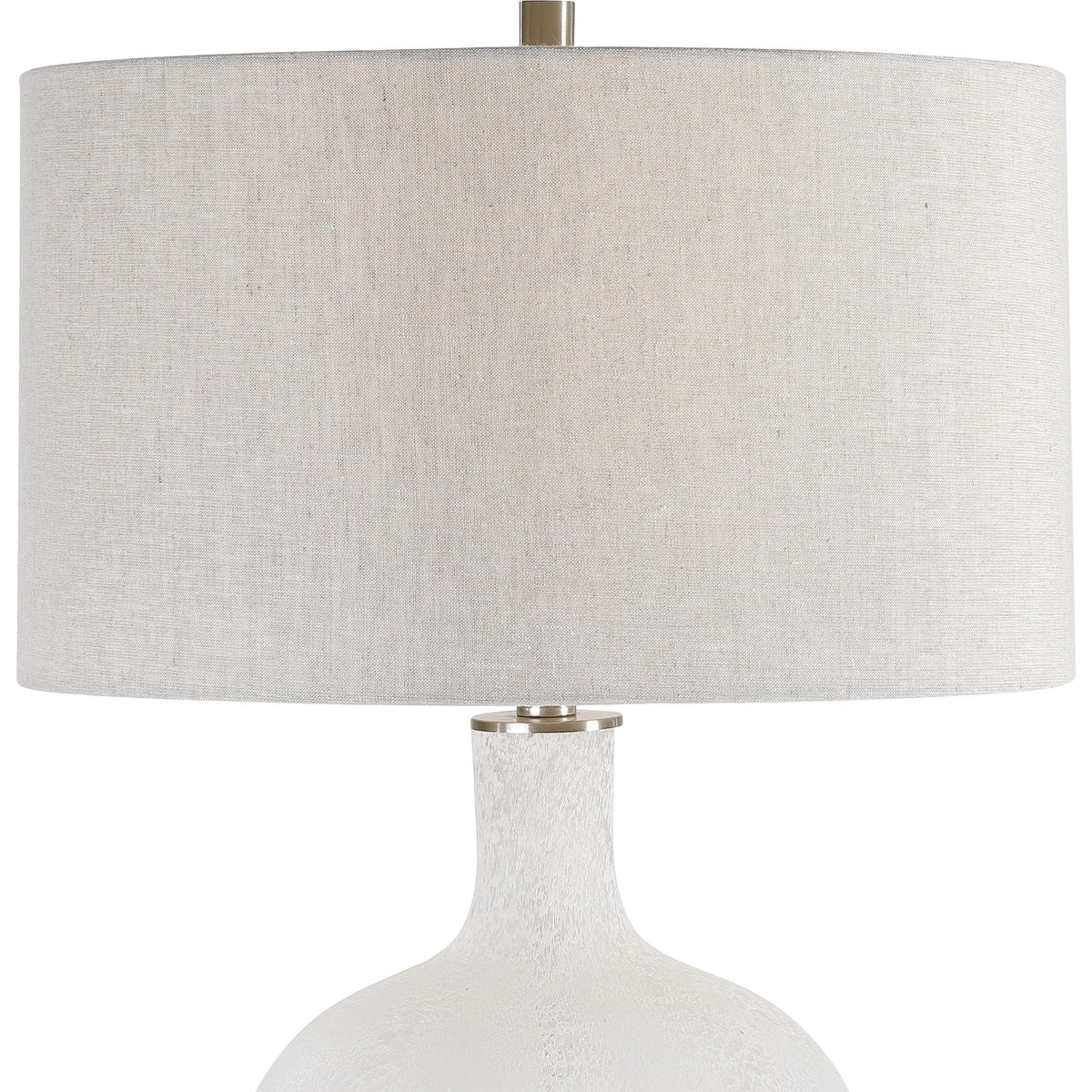 Uttermost Lighting Whiteout Mottled Glass Table Lamp House of Isabella UK