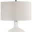 Uttermost Lighting Whiteout Mottled Glass Table Lamp House of Isabella UK