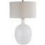 Uttermost Lighting Whiteout Mottled Glass Table Lamp House of Isabella UK