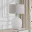 Uttermost Lighting Whiteout Mottled Glass Table Lamp House of Isabella UK