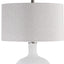 Uttermost Lighting Whiteout Mottled Glass Table Lamp House of Isabella UK