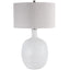 Uttermost Lighting Whiteout Mottled Glass Table Lamp House of Isabella UK