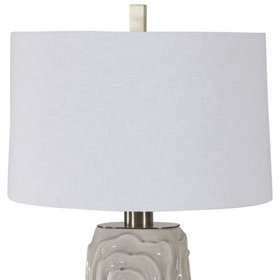 Uttermost Lighting Zade Warm Gray Table Lamp House of Isabella UK