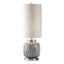Uttermost Lighting Zahlia Aged Grey Ceramic Lamp House of Isabella UK