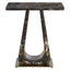 Uttermost Living About Turn Side Table in Michelangelo Marble House of Isabella UK