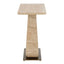 Uttermost Living About Turn Side Table in Travertine House of Isabella UK