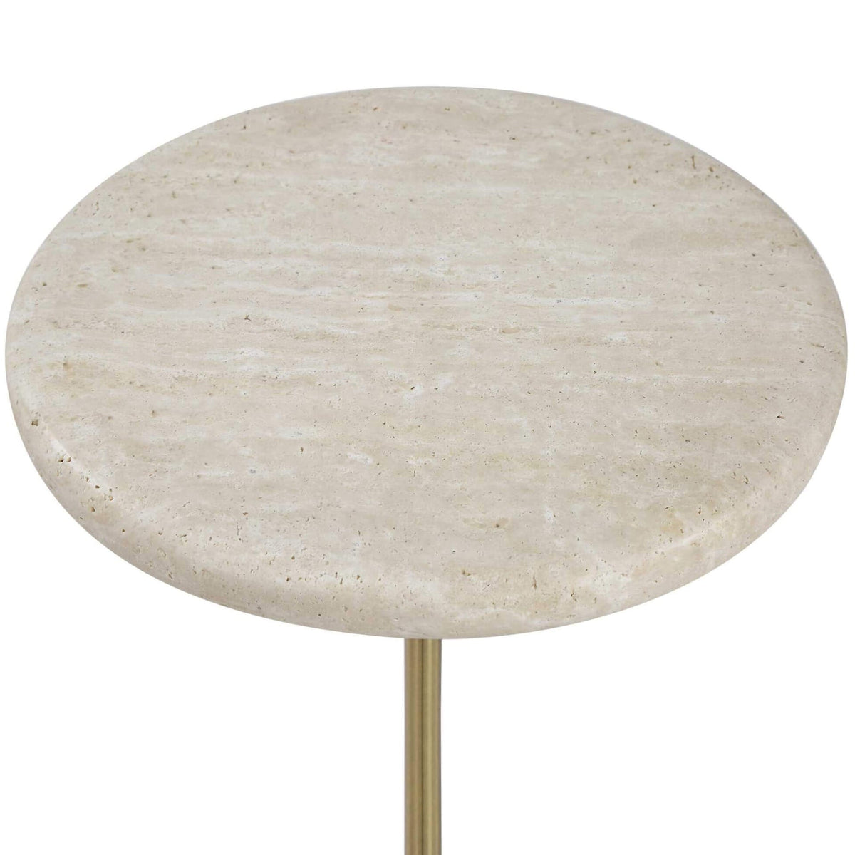 Uttermost Living Adames Travertine Drink Table House of Isabella UK