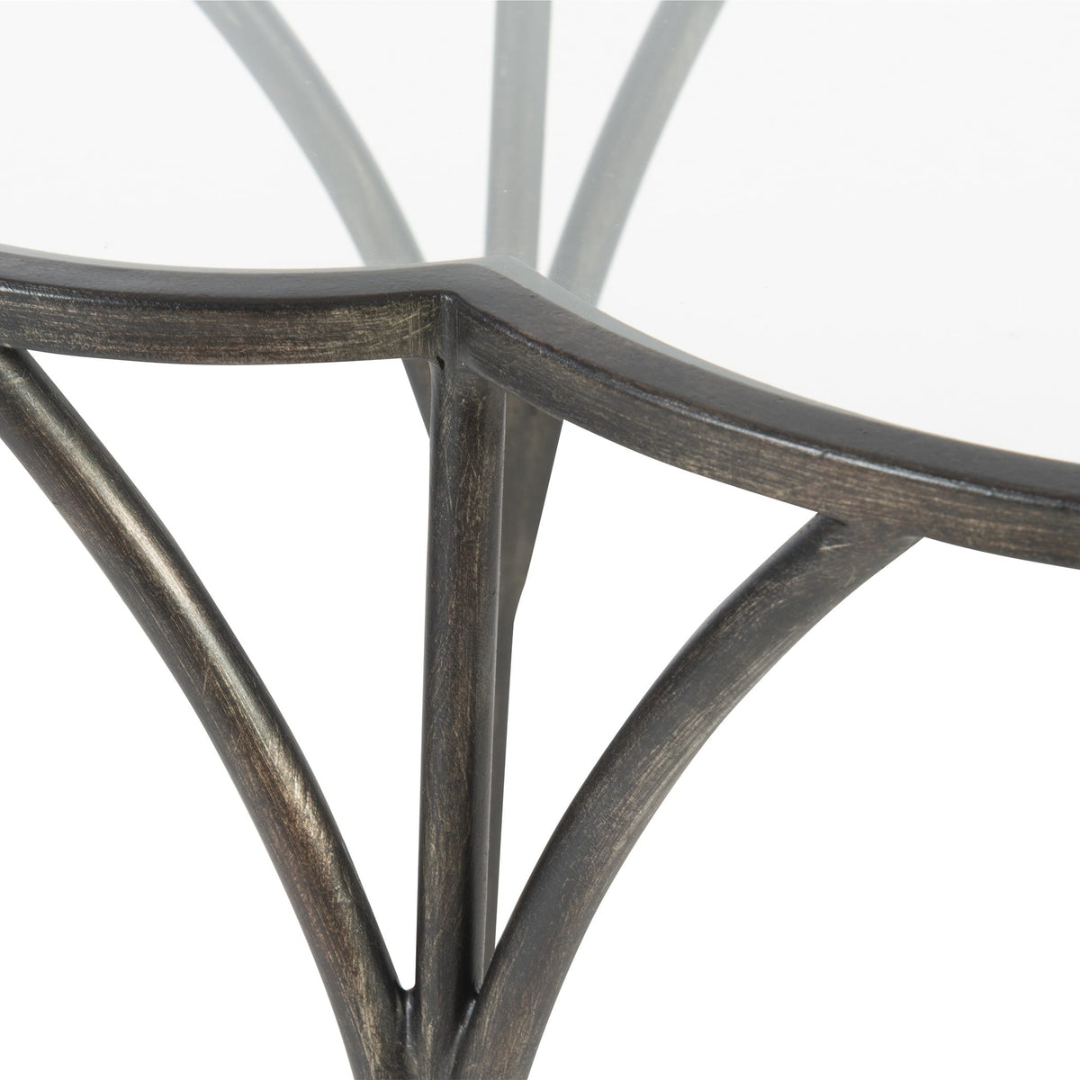 Uttermost Living Adhira Glass Accent Table House of Isabella UK