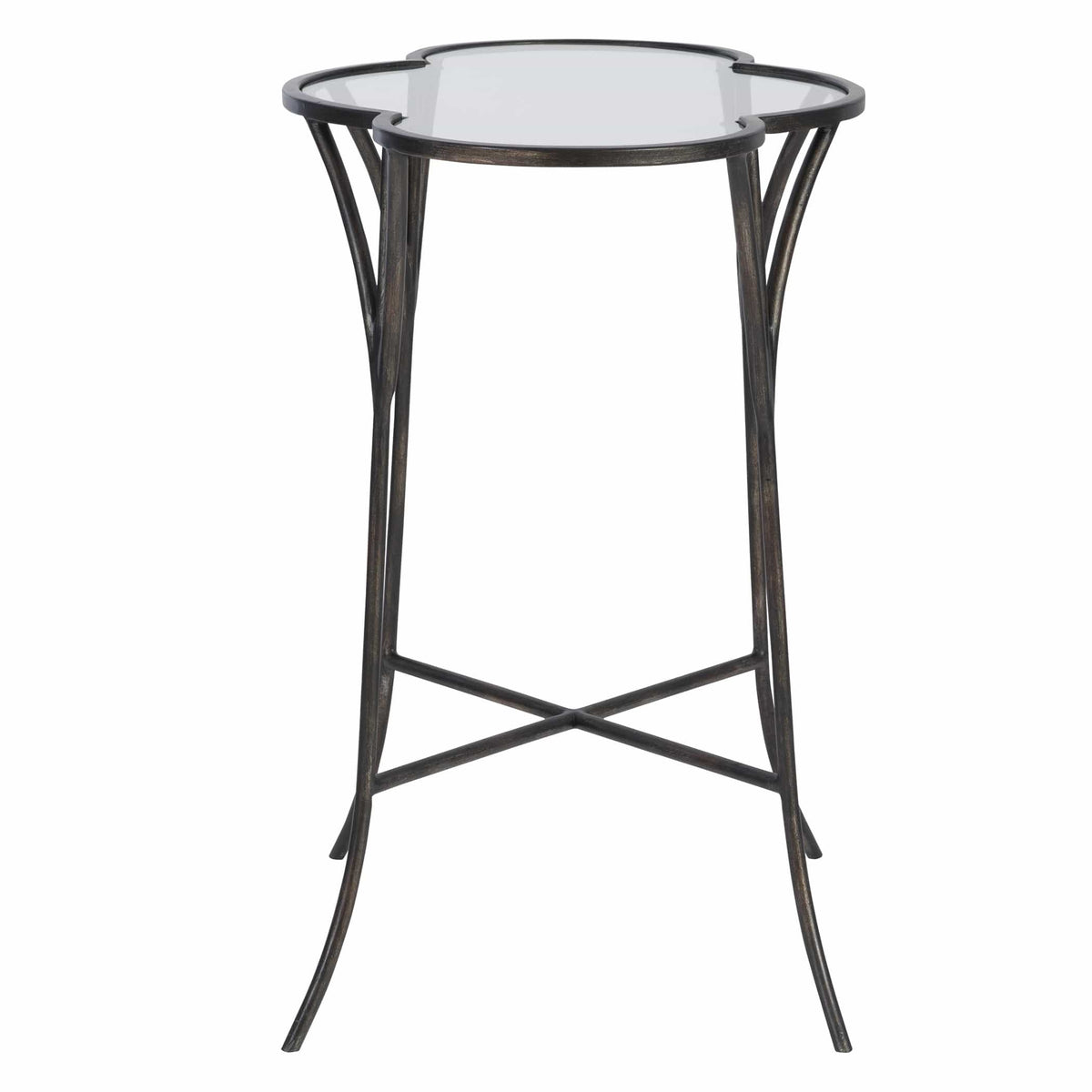 Uttermost Living Adhira Glass Accent Table House of Isabella UK
