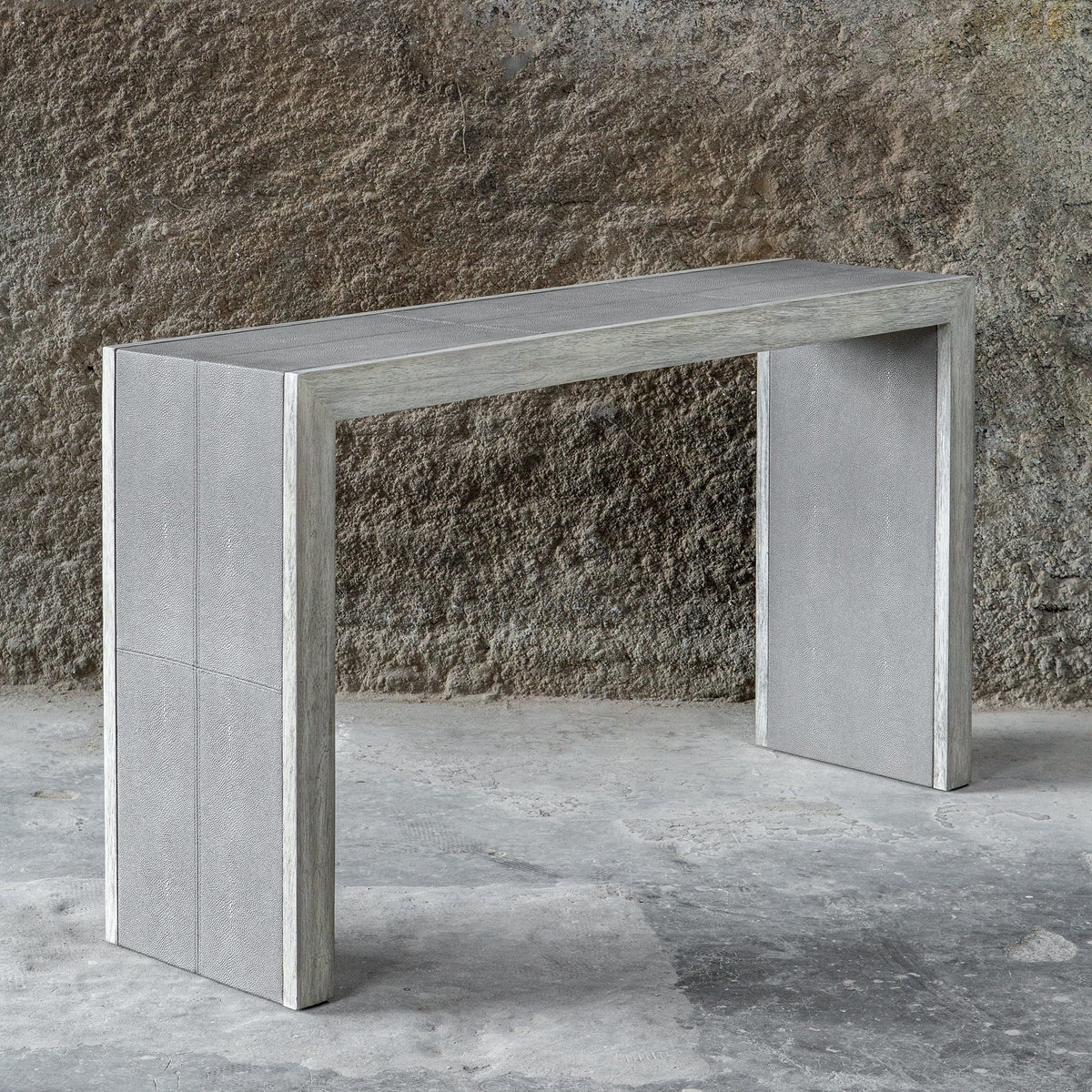 Uttermost Living Aerina Aged Gray Console Table House of Isabella UK