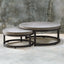 Uttermost Living Aiyara Gray Nesting Tables, S/2 House of Isabella UK