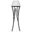 Uttermost Living Alayna Console Table in Black Metal House of Isabella UK