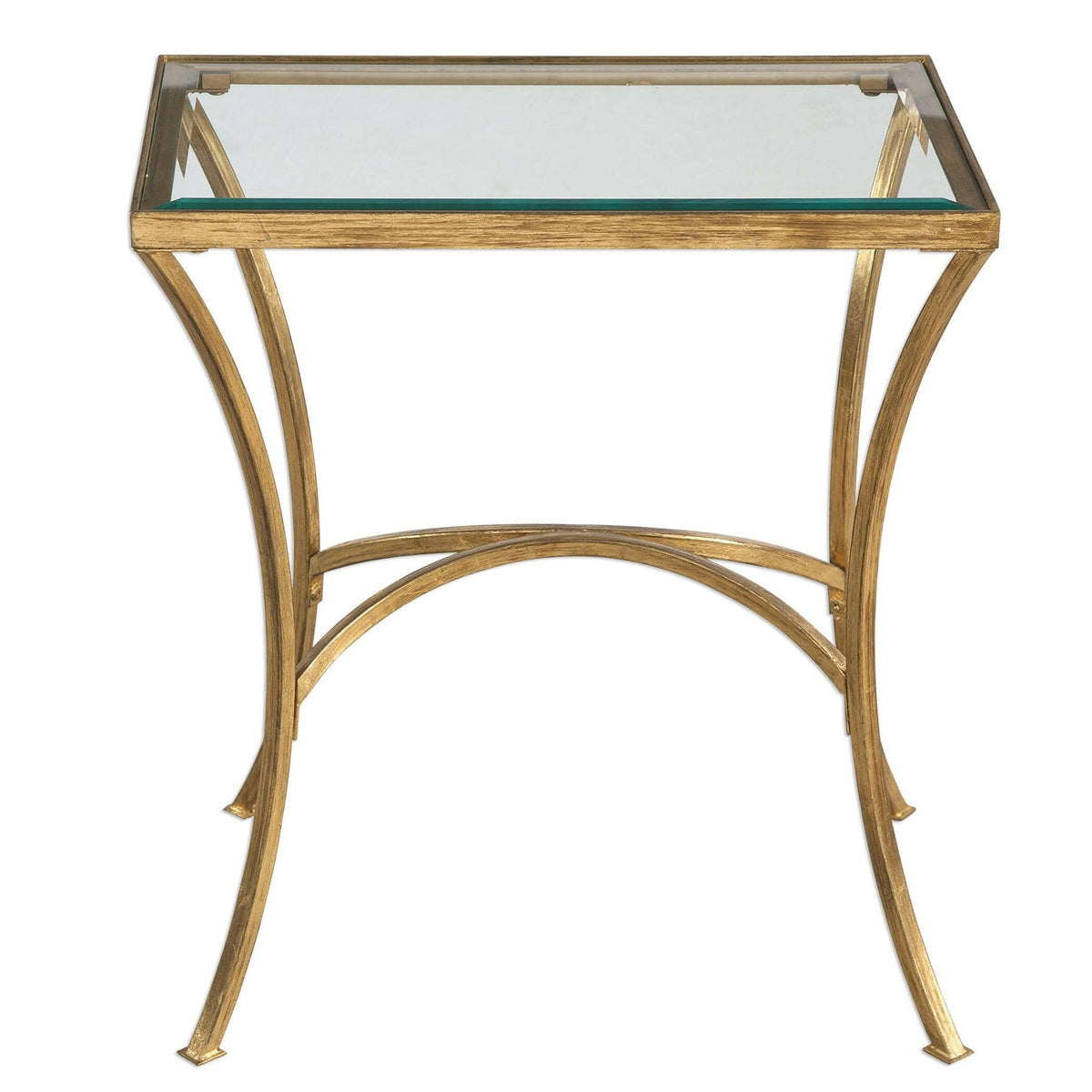 Alayna Gold End Table.