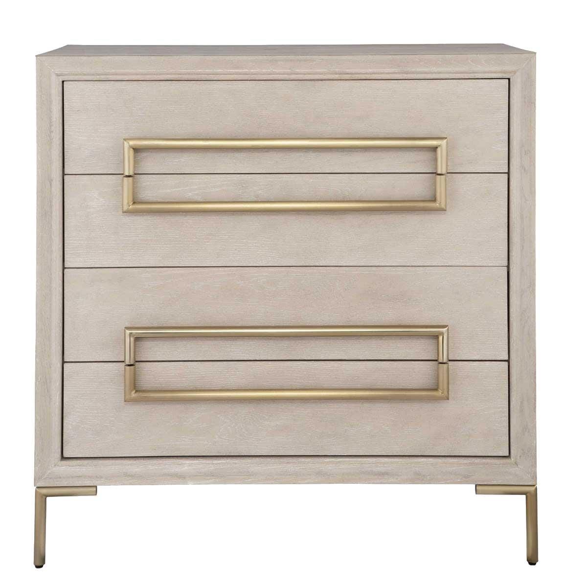 Uttermost Living Alessia Light Oak Accent Chest House of Isabella UK
