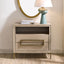 Uttermost Living Alessia Modern Side Table in Light Oak House of Isabella UK
