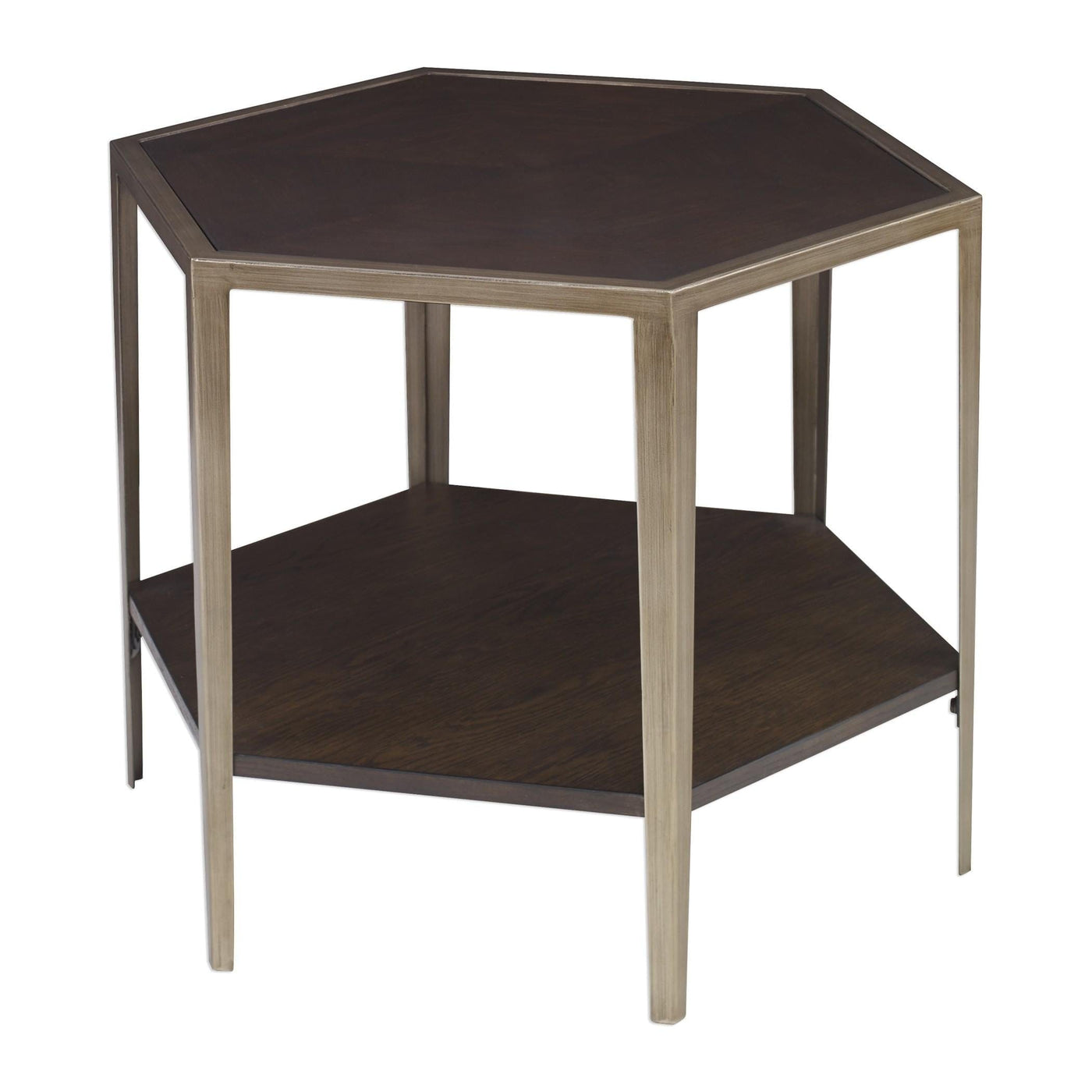 Uttermost Living Alicia Geometric Accent Table House of Isabella UK