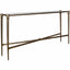 Uttermost Living Amara Console Table in Antique Brass House of Isabella UK