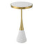 Uttermost Living Apex White Concrete Accent Table House of Isabella UK
