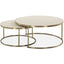 Uttermost Living Aragon Nesting Coffee Tables in White - Set of 2 House of Isabella UK