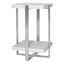 Uttermost Living Arnaut White Accent Table House of Isabella UK