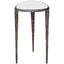 Uttermost Living Arnold White Marble Accent Table House of Isabella UK