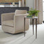 Uttermost Living Arnold White Marble Accent Table House of Isabella UK