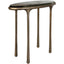 Uttermost Living Ata Oval Side Table in Brass House of Isabella UK