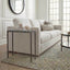 Uttermost Living Averona Glass Top Side Table House of Isabella UK