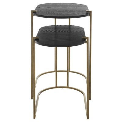 Uttermost Living Aztec Wood Nesting Tables, Set/2 House of Isabella UK