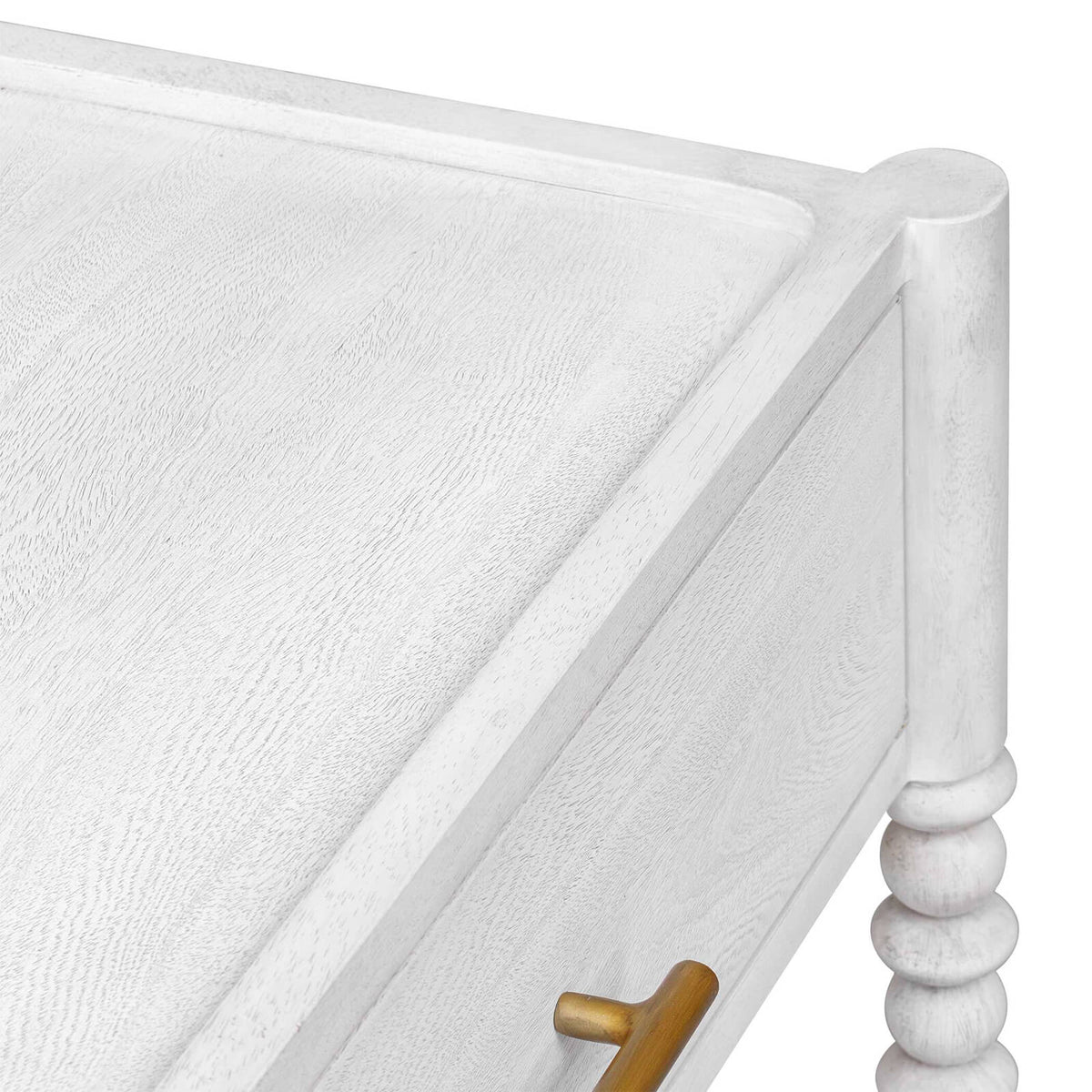 Uttermost Living Bales Off-White Side Table House of Isabella UK