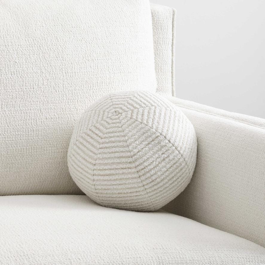 Uttermost Living Ball Bearing Pillow - Snow Garden White House of Isabella UK