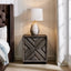 Uttermost Living Barrett Cabinet in Dark Charcoal Oak House of Isabella UK