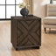 Uttermost Living Barrett Cabinet in Dark Charcoal Oak House of Isabella UK