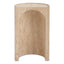 Uttermost Living Basilica Accent Table in Beige Travertine House of Isabella UK