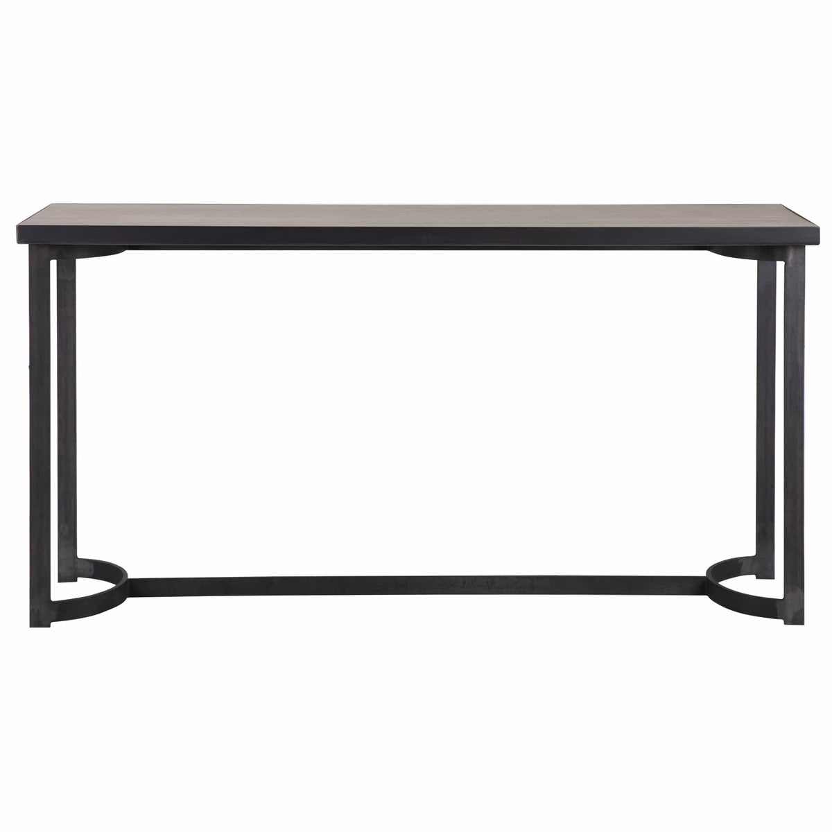 Uttermost Living Basuto Steel Console Table House of Isabella UK