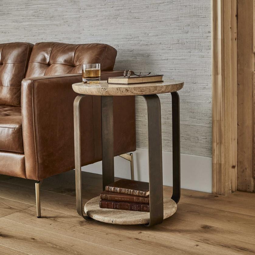 Black Label Parenthesis Accent Table.