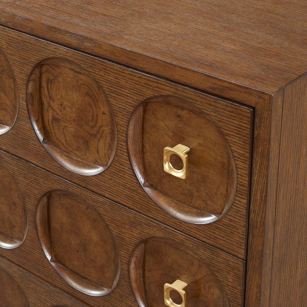 Black Label Roundabout 3 Drawer Chest in Cocoa Brown.