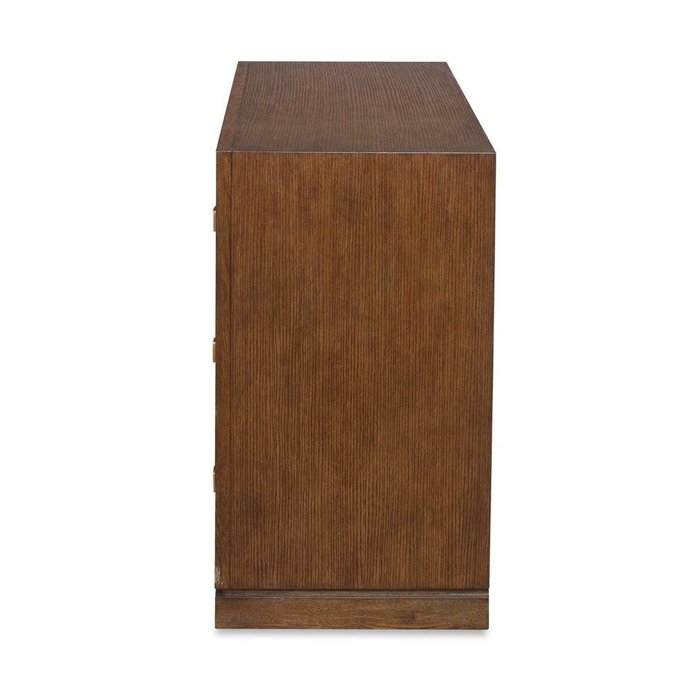 Black Label Roundabout 3 Drawer Chest in Cocoa Brown.